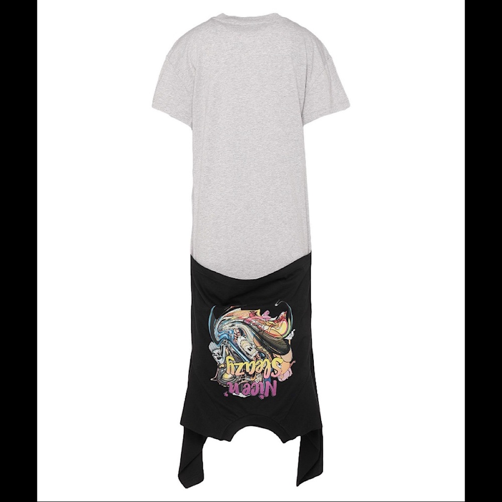 Jeremy Scott Eat The Rich Collection Graphic Dress - Picture 2 of 11